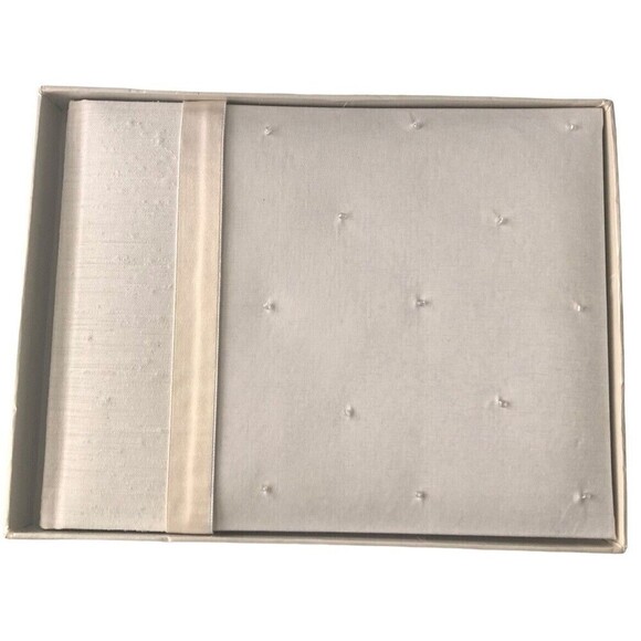 CR Gibson Always & Forever Guest Book-White with Beads - Picture 1 of 8